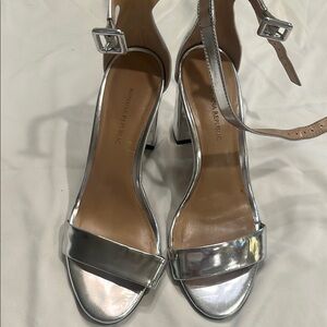Banana Republic Women's Silver Heeled Sandals